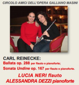 SONATA “UNDINE” OP. 167 DI CARL REINICKE @  Circolo Musicale "Galliano Masini" | Livorno | Toscana | Italia