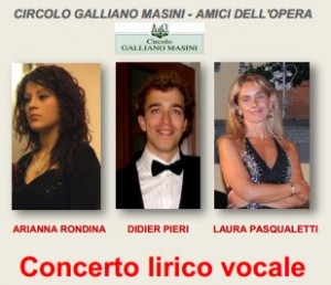 Concerto lirico vocale @ Circolo Musicale "Galliano Masini" | Livorno | Toscana | Italia