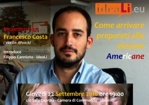 Come arrivare preparati alle elezioni americane - Francesco Costa (vicedirettore del Post) @ Sala Capraia - Camera di Commercio - Livorno | Livorno | Toscana | Italia