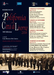 Rassegna di Polifonia Città di Livorno 2016. XIII Edizione @ Chiesa di San Benedetto | Livorno | Toscana | Italia