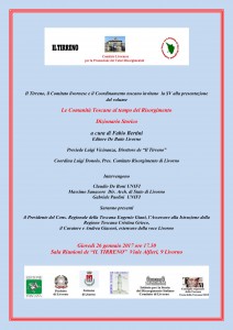 Le ComunitàToscane al tempo del Risorgimento - Dizionario Storico @ Sala Riunioni del Tirreno | Livorno | Toscana | Italia