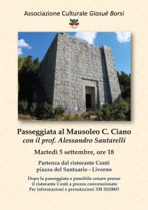 Passeggiata al Mausoleo C. Ciano con il prof. Alessandro Santarelli @ Ristorante Conti | Livorno | Toscana | Italia