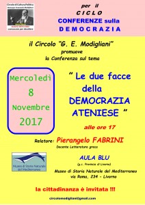 Le due facce della DEMOCRAZIA ATENIESE - relatore Pierangelo Fabrini @ Aula Blu - Museo di Storia Naturale del Mediterraneo | Livorno | Toscana | Italia