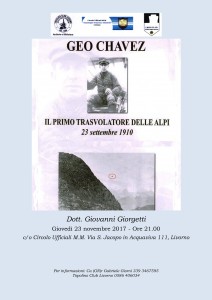 GEO CHAVEZ - Il primo trasvolatore delle Alpi @ Circolo Ufficiali M.M. | Livorno | Toscana | Italia